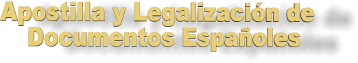 Apostilla y Legalización