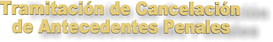 Cancelación de Antecedentes